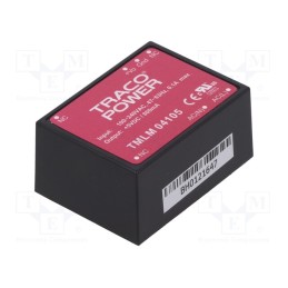 1 pcs x TRACO POWER - TMLM 04105 - Converter: AC/DC, 4W, 90÷264VAC, Usup: 120÷370VDC, Uout: 5VDC, OUT: 1