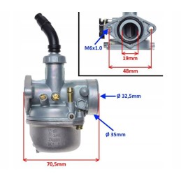 Kinroad quad atv 50 90 king romet kingway jonway fmb carburetor manual choke