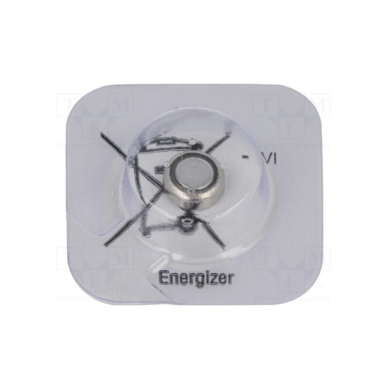 1 pcs x ENERGIZER - 638006 - Battery: silver, 1.55V, 379,coin, non-rechargeable, Ø5.8x2.15mm