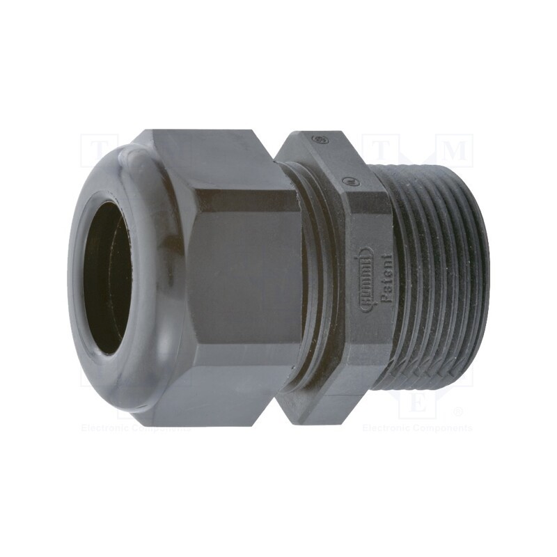 1 pcs x HUMMEL - 1.219.2001.30 - Cable gland, with long thread, M20, 1.5, IP68, polyamide, black