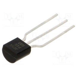 5 pcs x ONSEMI - KSP55TA - Transistor: PNP, bipolar, 60V, 0.5A, 0.625W, TO92