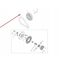 26c4140 drive belt polaris rzr 900 ace 900 xc