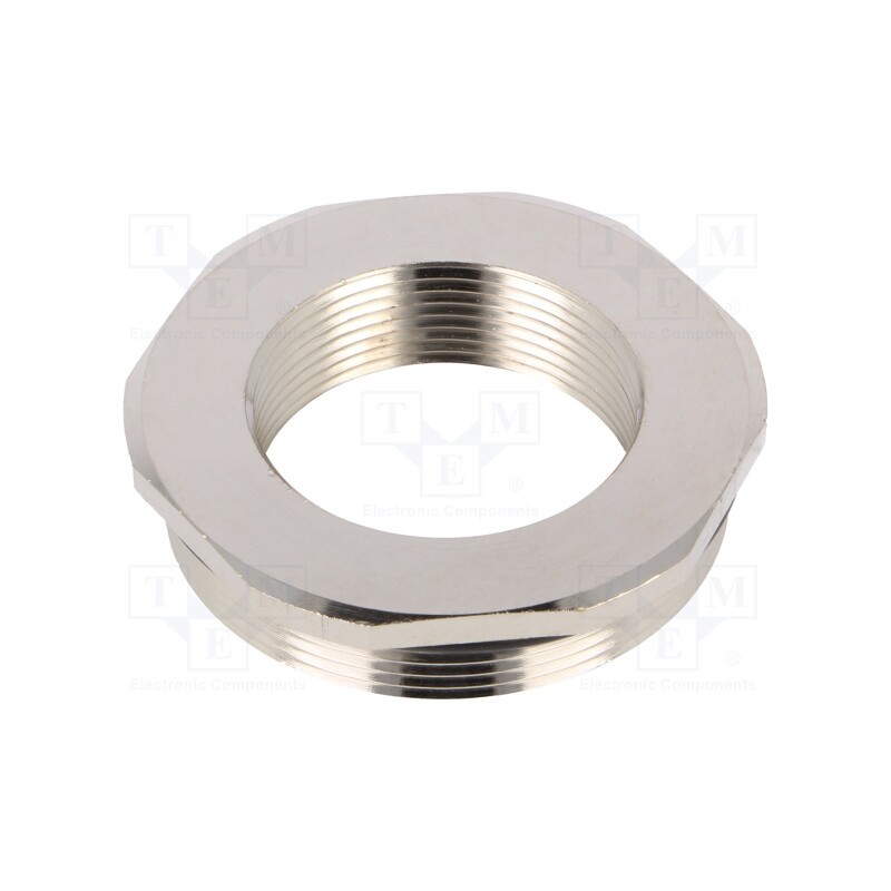 1 pcs x HUMMEL - 1.077.4229.01 - Reduction of threads for glands, Int.thread: PG29, brass, nickel