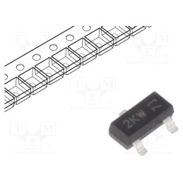 5 pcs x NEXPERIA - BAT754,215 - Diode: Schottky rectifying, SMD, 30V, 0.2A, SOT23,
