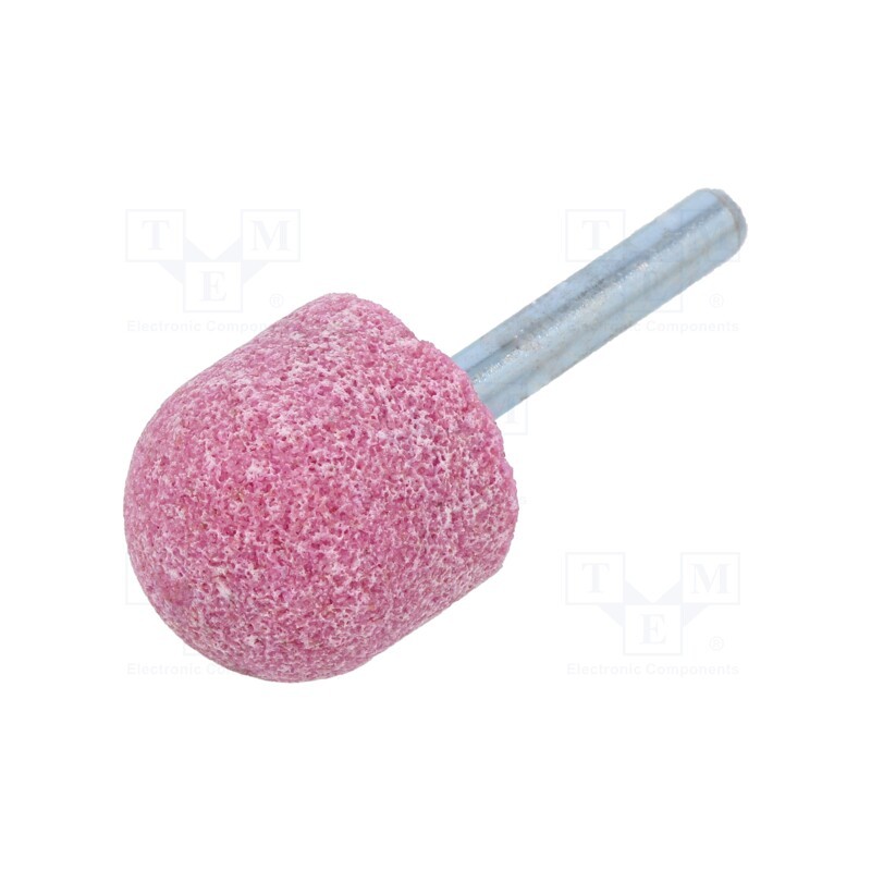 1 pcs x PG PROFESSIONAL - MI.006 - Grindingstone, Ø: 25mm, Ø: 6mm, Tip mat: aluminium oxide