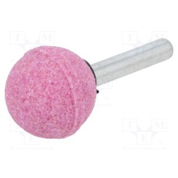 1 pcs x PG PROFESSIONAL - ME.008 - Grindingstone, Ø: 25mm, Ø: 6mm, Tip mat: aluminium oxide