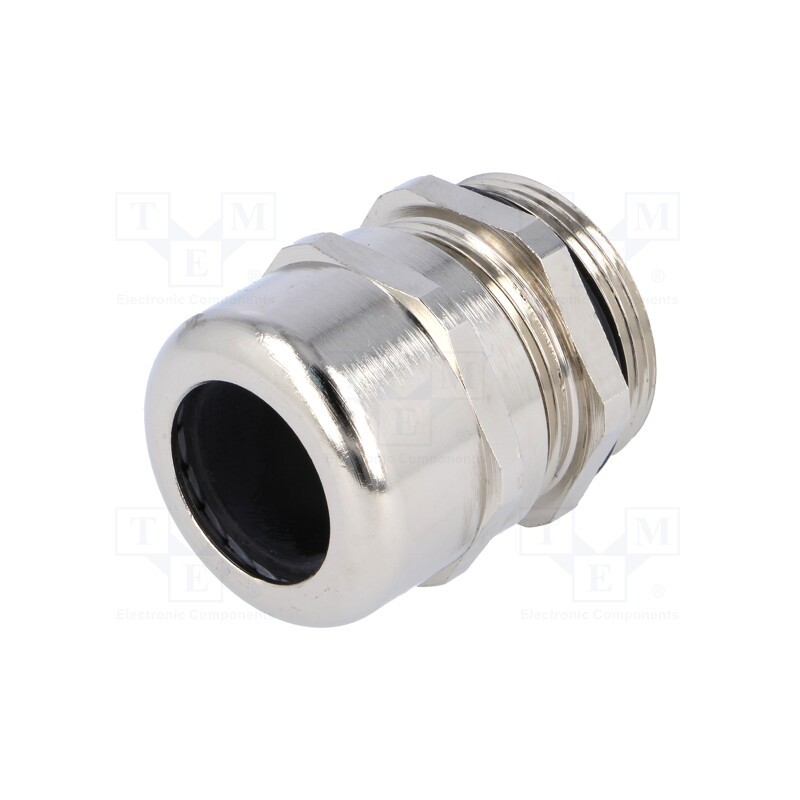 1 pcs x HELUKABEL - HT-MS M32X1.5 - Cable gland, M32, 1.5, IP68, brass, Body plating: nickel