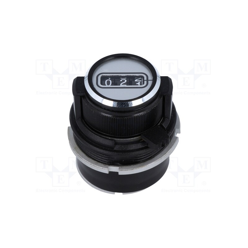 1 pcs x MENTOR - 6622.1 - Precise knob, with counting dial, Shaft d: 6.35mm, Ø30.4x33mm