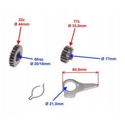 Romet kingway quad atv 110 4t automatic reverse gears gears