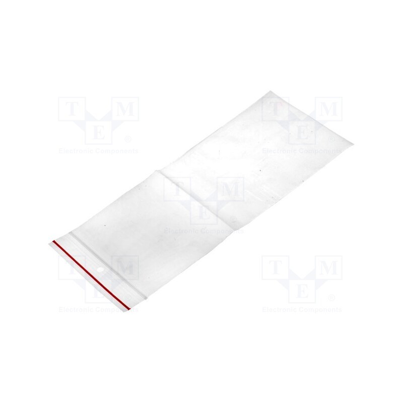 1 pcg x PLAST - 02-05-0920 - Self-seal bag, L: 200mm, Width: 90mm, Thick: 40um, polyetylene