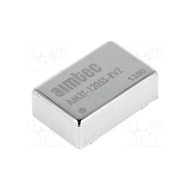 1 pcs x AIMTEC - AM3T-1205S-RVZ - Converter: DC/DC, 3W, Uin: 9÷18V, Uout: 5VDC, Iout: 600mA, DIP24
