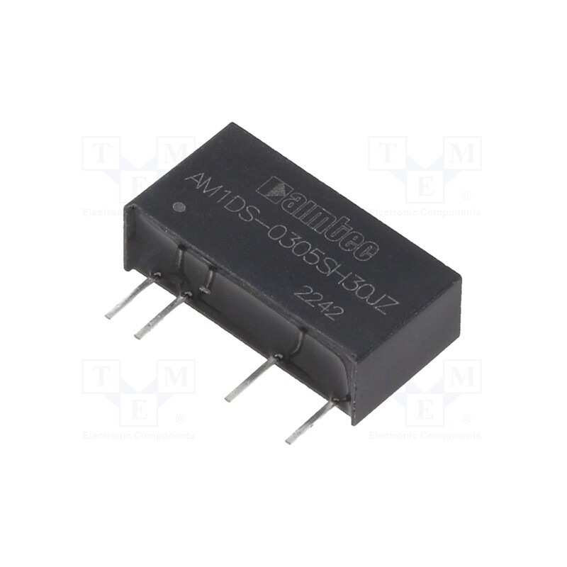 1 pcs x AIMTEC - AM1DS-0305SH30JZ - Converter: DC/DC, 1W, Uin: 2.97÷3.63V, Uout: 5VDC, Iout: 200mA, SIP7