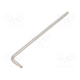 1 pcs x KING TONY - 112715R - Wrench, Torx® with protection, T15H, tool steel, long, 103mm