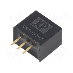 1 pcs x XP POWER - VR10S3V3 - Converter: DC/DC, Uin: 6÷36V, Uout: 3.3VDC, Iout: 1A, SIP3, 520kHz