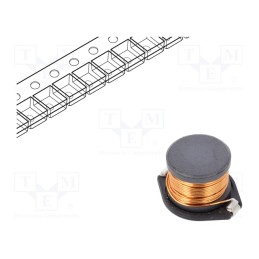 1 pcs x FASTRON - PISTHV-681M-04 - Inductor: ferrite, SMD, 680uH, 1.4A, 770mΩ, ±20%, 18.7x15.2x12mm