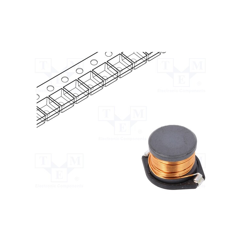 1 pcs x FASTRON - PISTHV-681M-04 - Inductor: ferrite, SMD, 680uH, 1.4A, 770mΩ, ±20%, 18.7x15.2x12mm