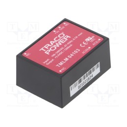 1 pcs x TRACO POWER - TMLM 04103 - Converter: AC/DC, 4W, 90÷264VAC, Usup: 120÷370VDC, Uout: 3.3VDC