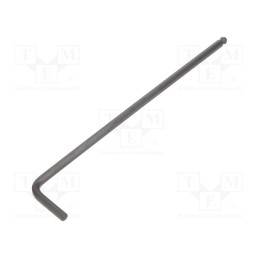 1 pcs x WIHA - 1434 - Wrench, inch,hex key,spherical, HEX 9/64', Overall len: 136mm