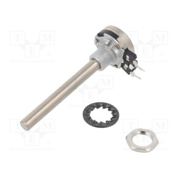 1 pcs x PIHER - T-21AHM0607203A2020 - Potentiometer: shaft, single turn, 20kΩ, 200mW, THT, 6mm, metal