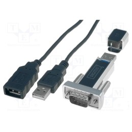 1 pcs x DIGITUS - DA-70155-1 - USB to RS232 converter, chipset PL2303RA, 0.8m, USB 1.1