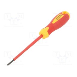 1 pcs x Hu00d6GERT TECHNIK - HT1S903 - Screwdriver, insulated, slot, SL 3, 100mm, 1kVAC, tool steel