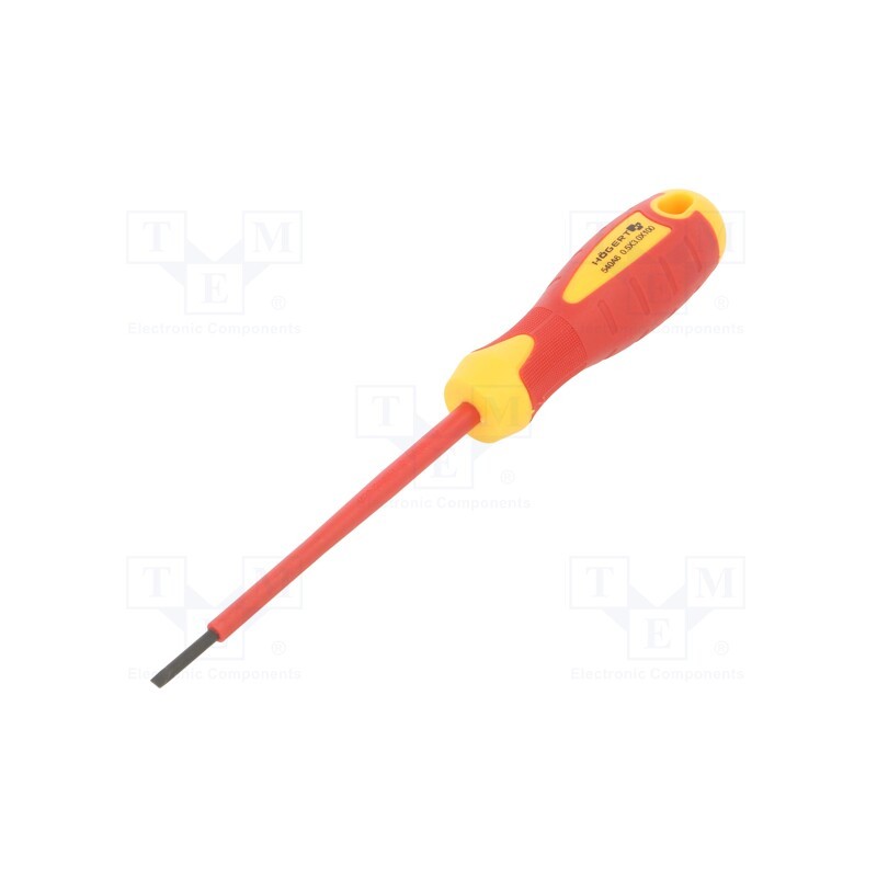 1 pcs x Hu00d6GERT TECHNIK - HT1S903 - Screwdriver, insulated, slot, SL 3, 100mm, 1kVAC, tool steel