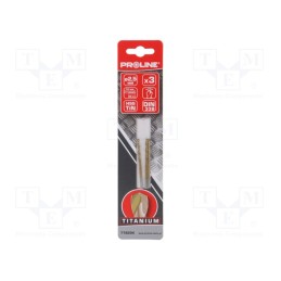 1 set x PROLINE - 77825K - Drill bit, for metal, Ø: 2.5mm, 3pcs, Features: grind blade