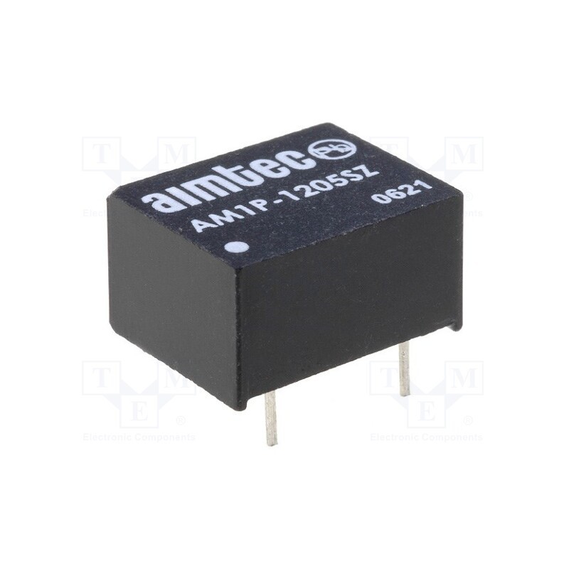 1 pcs x AIMTEC - AM1P-1205SZ - Converter: DC/DC, 1W, Uin: 10.8÷13.2V, Uout: 5VDC, Iout: 200mA, DIP8