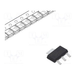 10 pcs x NEXPERIA - BCP53-16TF - Transistor: PNP, bipolar, 80V, 1A, SC73,SOT223