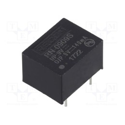 1 pcs x RECOM - RN-0909S - Converter: DC/DC, 1.25W, Uin: 8.1÷9.9V, Uout: 9VDC, Iout: 140mA, DIP8