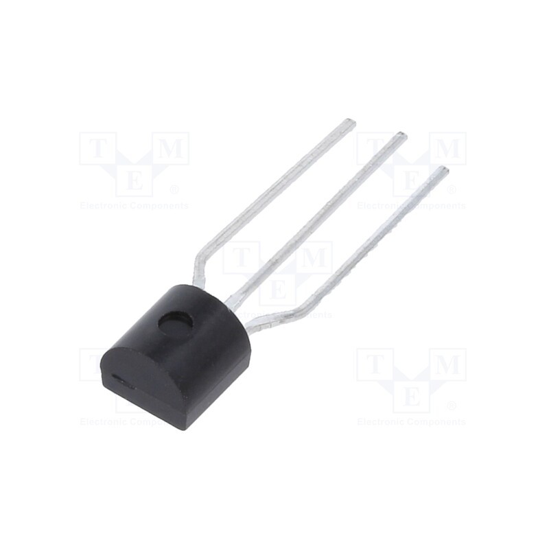 10 pcs x ONSEMI - BC547CTA - Transistor: NPN, bipolar, 45V, 0.1A, 0.5W, TO92