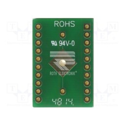 1 pcs x ROTH ELEKTRONIK GMBH - RE935-05R - Board: universal, multiadapter, W: 19.05mm, L: 27.94mm, QFN20