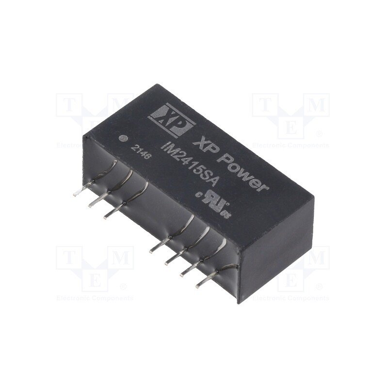 1 pcs x XP POWER - IM2415SA - Converter: DC/DC, 2W, Uin: 9÷36V, Uout: 15VDC, Iout: 135mA, SIP, THT