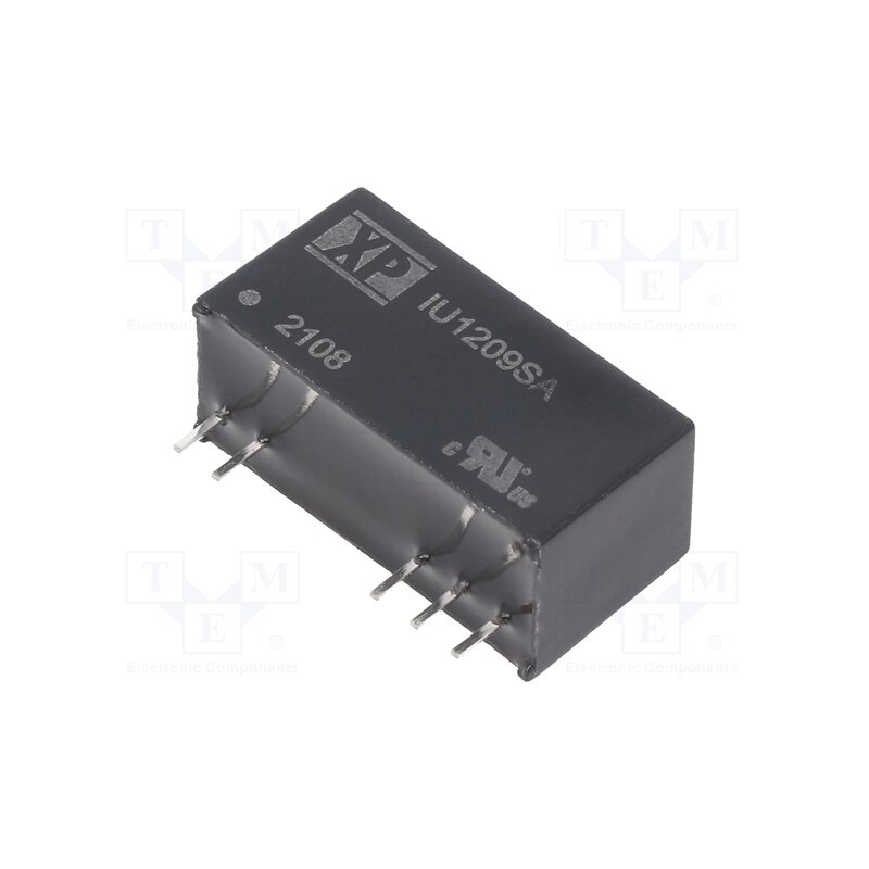 1 pcs x XP POWER - IU1209SA - Converter: DC/DC, 2W, Uin: 9÷18V, Uout: 9VDC, Iout: 222mA, SIP, 650kHz