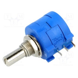 1 pcs x SR PASSIVES - POT2218M2-10K - Potentiometer: shaft, multiturn, 10kΩ, 2W, ±5%, 6.35mm, linear