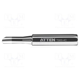 1 pcs x ATTEN - T900-4C - Tip, hoof, 4mm, for soldering iron,for soldering station