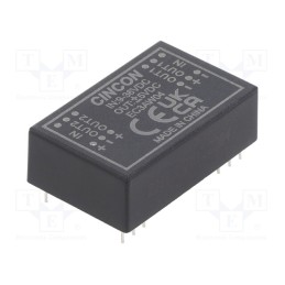 1 pcs x CINCON - EC3AW04 - Converter: DC/DC, 3W, Uin: 9÷36V, Uout: 5VDC, Uout2: -5VDC, DIP24
