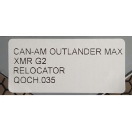 Radiator cover can am outlander max xmr g2 relocator