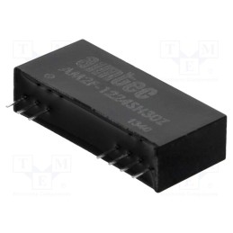 1 pcs x AIMTEC - AM2F-1224SH30Z - Converter: DC/DC, 2W, Uin: 10.8÷13.2V, Uout: 24VDC, Iout: 83mA, SIP12