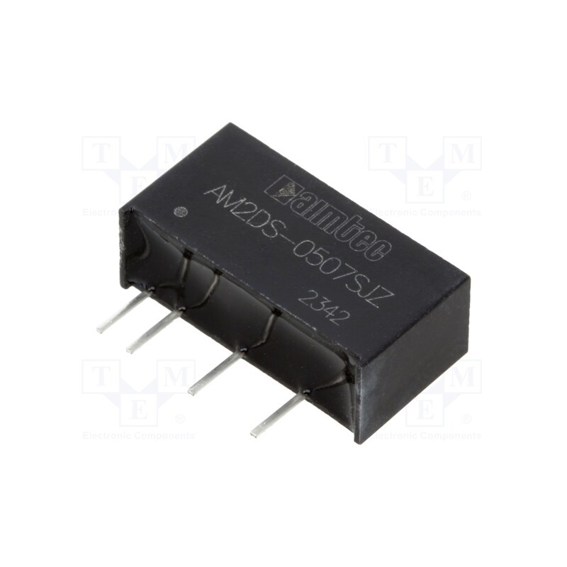 1 pcs x AIMTEC - AM2DS-0507SJZ - Converter: DC/DC, 2W, Uin: 4.5÷5.5V, Uout: 7.2VDC, Iout: 278mA, SIP7