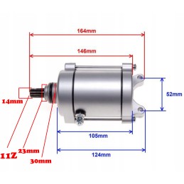 Kinroad atv 200 bashan electric starter 11 z