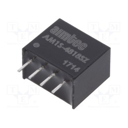 1 pcs x AIMTEC - AM1S-4818SZ - Converter: DC/DC, 1W, Uin: 43.2÷52.8V, Uout: 18VDC, Iout: 56mA, SIP4