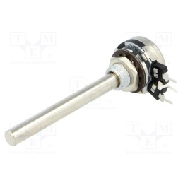 1 pcs x PIHER - T-21AHM0607103A2020 - Potentiometer: shaft, single turn, 10kΩ, 200mW, THT, 6mm, metal