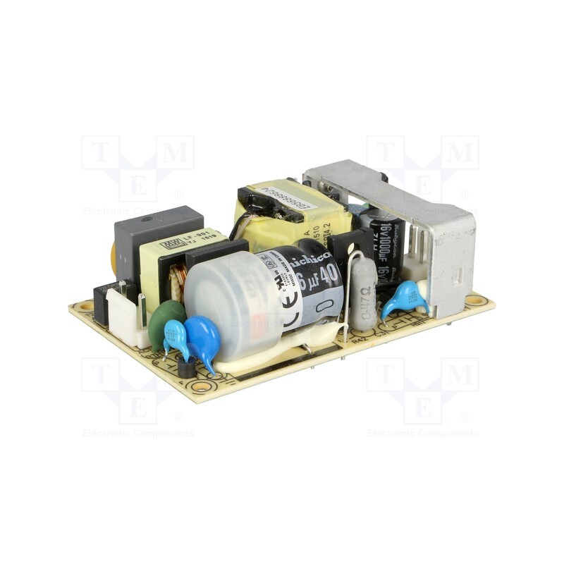 1 pcs x MEAN WELL - EPS-25-5 - Power supply: switched-mode, open, 25W, 120÷370VDC, 85÷264VAC