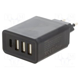 1 pcs x LOGILINK - PA0221 - Power supply: switched-mode, plug, 5VDC, 27W, Plug: EU, 98x50x29mm