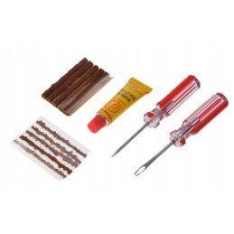 Small wheel repair kit with cords