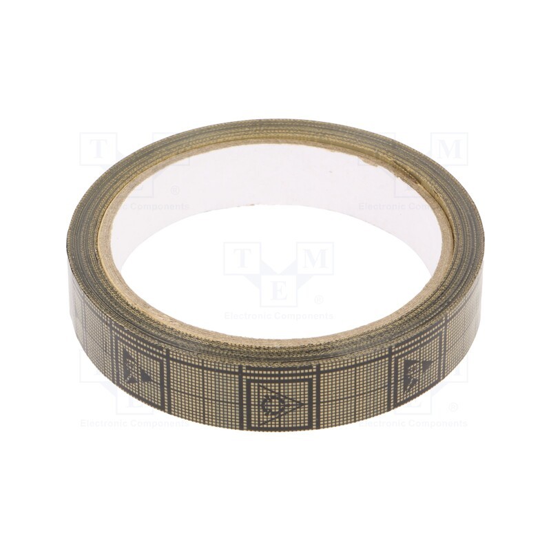 1 rol x EUROSTAT GROUP - 42-115-0115 - Packing tapes, ESD, L: 36m, W: 18mm, Features: antistatic