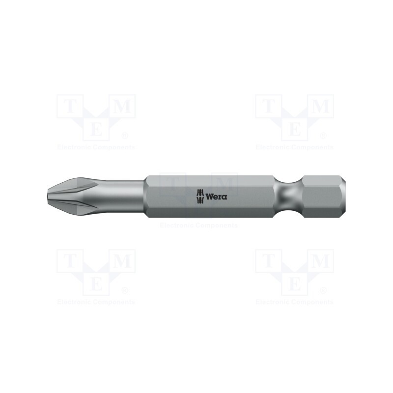 1 pcs x WERA - 5060005001 - Screwdriver bit, Pozidriv®, PZ1, Overall len: 50mm, TORSION