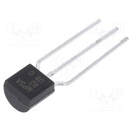 10 pcs x DIOTEC SEMICONDUCTOR - MPSA92 - Transistor: PNP, bipolar, 300V, 0.5A, 625mW, TO92
