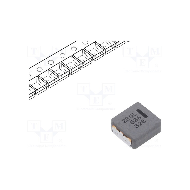 1 pcs x PANASONIC - ETQP5M2R0YLC - Inductor: wire, SMD, 2uH, 31.3A, 4.6mΩ, ±20%, 10.9x10x5mm, -40÷150°C